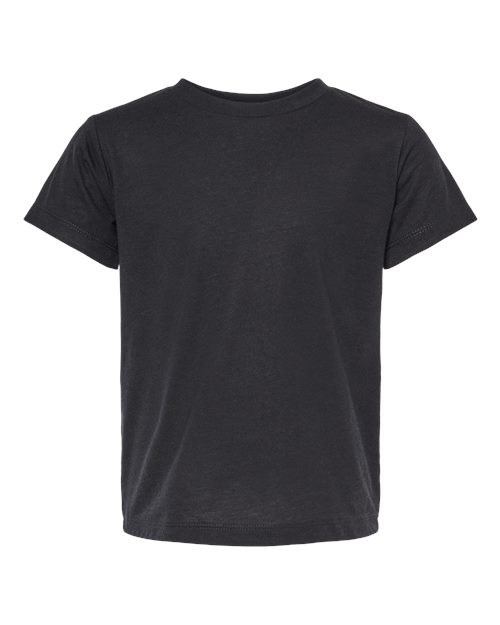 BELLA + CANVAS Toddler Triblend Tee - Solid Black Triblend