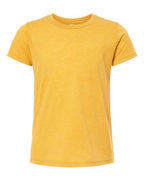 BELLA + CANVAS Youth Triblend Tee - Mustard Triblend