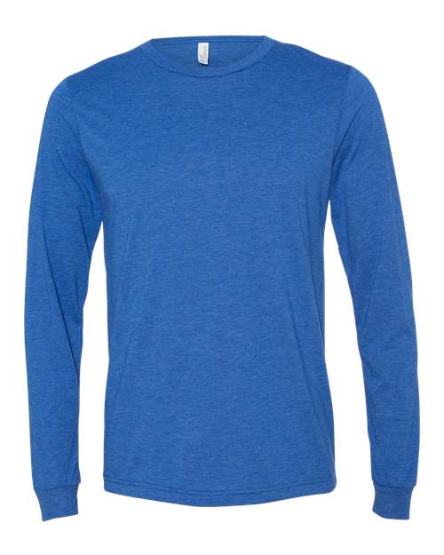 BELLA + CANVAS Unisex Triblend Long Sleeve Tee (Part 2 of 2) - True Royal Triblend
