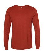 BELLA + CANVAS Unisex Triblend Long Sleeve Tee (Part 1 of 2) - Brick Triblend