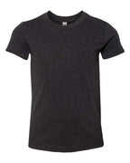 BELLA + CANVAS Youth CVC Jersey Tee (Part 1 of 2) - Black Heather