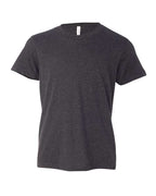 BELLA + CANVAS Youth CVC Jersey Tee (Part 1 of 2) - Dark Grey Heather
