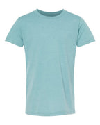 BELLA + CANVAS Youth CVC Jersey Tee (Part 1 of 2) - Heather Blue Lagoon