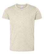 BELLA + CANVAS Youth CVC Jersey Tee (Part 1 of 2) - Heather Dust