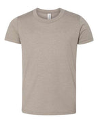 BELLA + CANVAS Youth CVC Jersey Tee (Part 1 of 2) - Heather Stone
