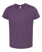 BELLA + CANVAS Youth CVC Jersey Tee (Part 2 of 2) - Heather Team Purple