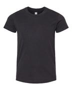 BELLA + CANVAS Youth CVC Jersey Tee (Part 2 of 2) - Solid Black Blend