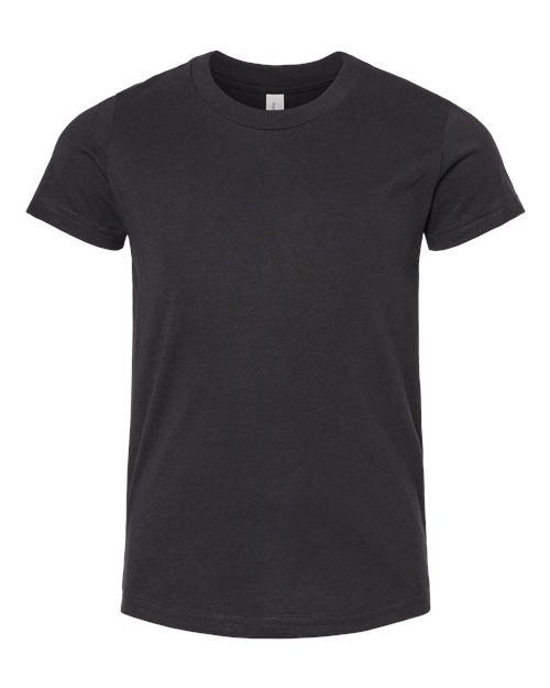 BELLA + CANVAS Youth CVC Jersey Tee (Part 2 of 2) - Solid Black Blend
