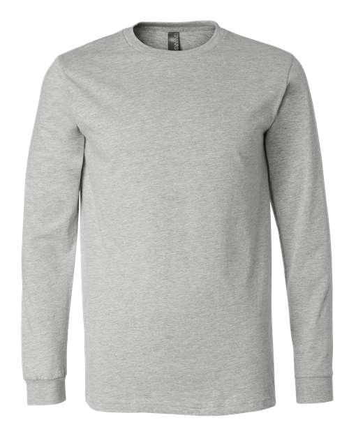 BELLA + CANVAS Heather CVC Long Sleeve Tee (Part 1 of 3) - Athletic Heather