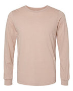 BELLA + CANVAS Heather CVC Long Sleeve Tee (Part 2 of 3) - Heather Pink Gravel