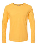 BELLA + CANVAS Heather CVC Long Sleeve Tee (Part 3 of 3) - Heather Yellow Gold