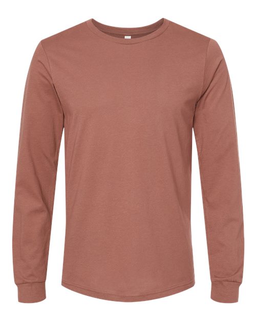 BELLA + CANVAS Unisex Jersey Long Sleeve Tee (Part 1 of 4) - Chestnut