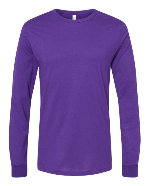 BELLA + CANVAS Unisex Jersey Long Sleeve Tee (Part 3 of 4) - Team Purple