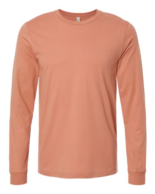 BELLA + CANVAS Unisex Jersey Long Sleeve Tee (Part 3 of 4) - Terracotta