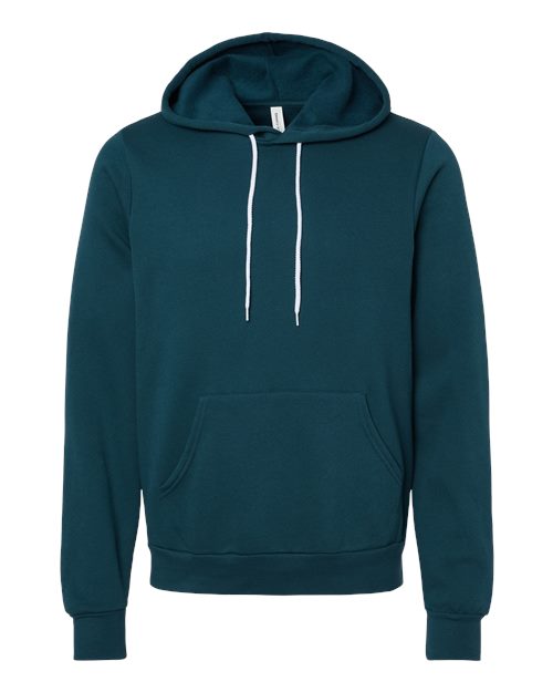 BELLA + CANVAS Unisex Sponge Fleece Hoodie Sweatshirt (Part 1 of 4) - Atlantic