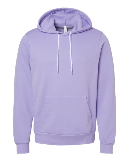 BELLA + CANVAS Unisex Sponge Fleece Hoodie Sweatshirt (Part 1 of 4) - Dark Lavender