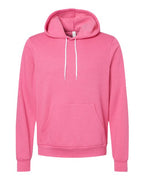 BELLA + CANVAS Unisex Sponge Fleece Hoodie Sweatshirt (Part 2 of 4) - Heather Charity Pink