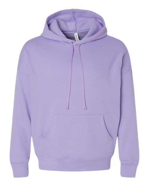 BELLA + CANVAS Unisex Sponge Fleece Drop Shoulder Hoodie Sweatshirt - Dark Lavender