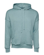 BELLA + CANVAS Unisex Sponge Fleece Drop Shoulder Hoodie Sweatshirt - Heather Blue Lagoon