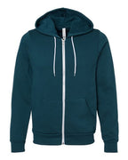 BELLA + CANVAS Unisex Sponge Fleece Full-Zip Hoodie Sweatshirt (Part 1 of 3) - Atlantic
