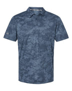Adidas Men's All Over Camo Print Polo - Tech Ink