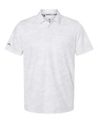 Adidas Men's All Over Camo Print Polo - White
