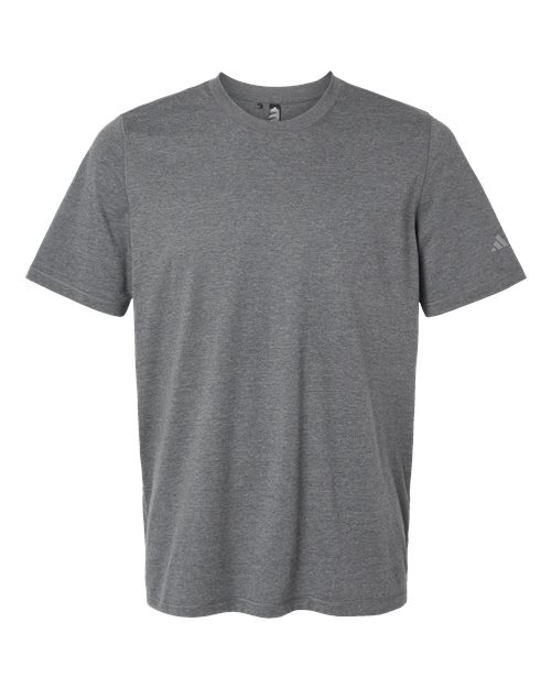 Adidas Men's Blended T-Shirt - Dark Grey Heather
