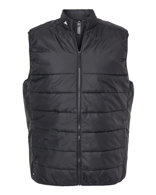 Adidas Men's Puffer Full-Zip Vest - Black