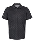 Adidas Men's Ultimate365 Pine Tree Polo - Black/ Grey Three