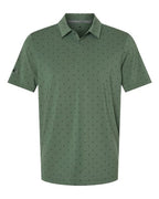 Adidas Men's Ultimate365 Pine Tree Polo - Green Oxide/ Black