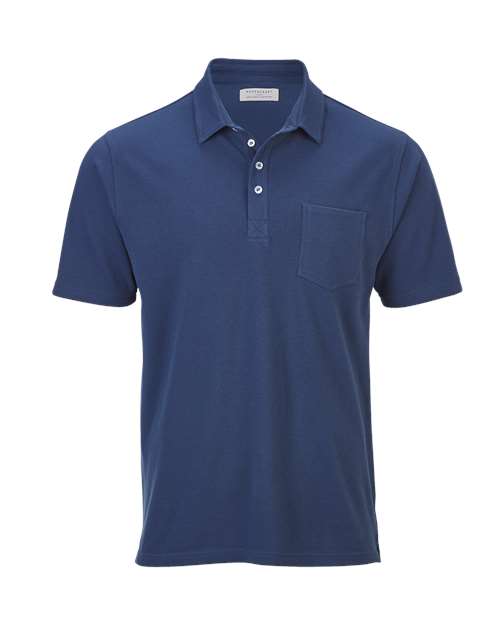 Boxercraft Men's Pique Polo - Indigo