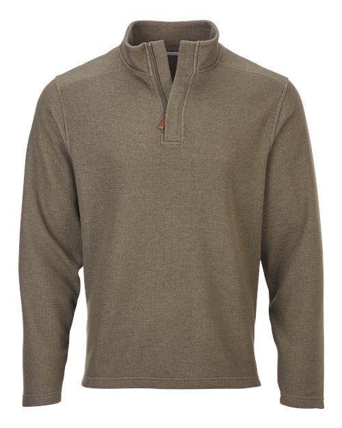 Boxercraft Unisex Sullivan Quarter-Zip Pullover - Green Heather