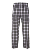 Boxercraft Men's Harley Flannel Pants (Part 1 of 5) - Charcoal Lavender Tomboy Plaid