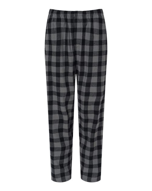 Boxercraft Men's Harley Flannel Pants (Part 1 of 5) - Charcoal/ Black Buffalo