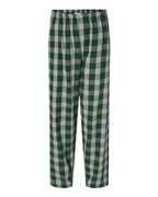 Boxercraft Men's Harley Flannel Pants (Part 2 of 5) - Green/ Oxford Buffalo