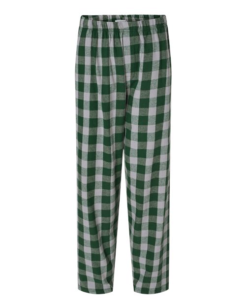 Boxercraft Men's Harley Flannel Pants (Part 2 of 5) - Green/ Oxford Buffalo