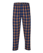 Boxercraft Men's Harley Flannel Pants (Part 2 of 5) - Heritage Navy/ Orange/ Grey Plaid