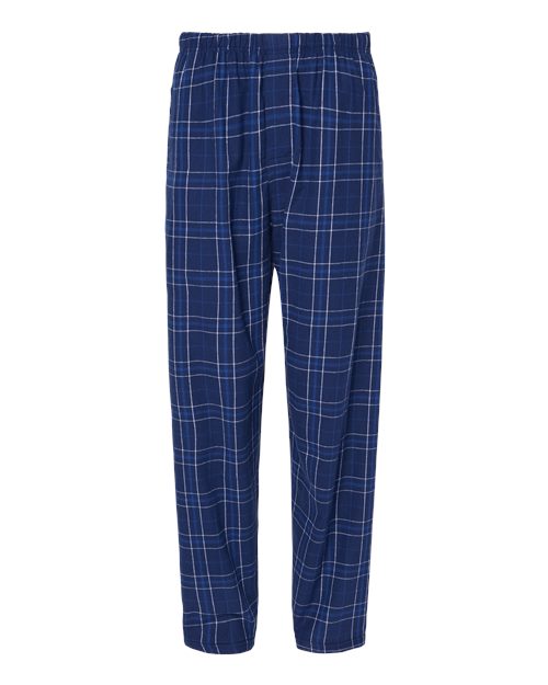 Boxercraft Men's Harley Flannel Pants (Part 2 of 5) - Navy Field Day Plaid