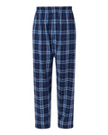 Boxercraft Men's Harley Flannel Pants (Part 3 of 5) - Navy/ Columbia Plaid