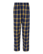 Boxercraft Men's Harley Flannel Pants (Part 3 of 5) - Navy/ Gold