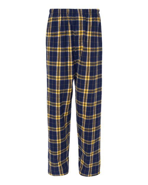 Boxercraft Men's Harley Flannel Pants (Part 3 of 5) - Navy/ Gold