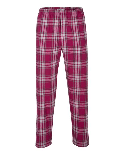 Boxercraft Men's Harley Flannel Pants (Part 3 of 5) - Orchid Metro Plaid
