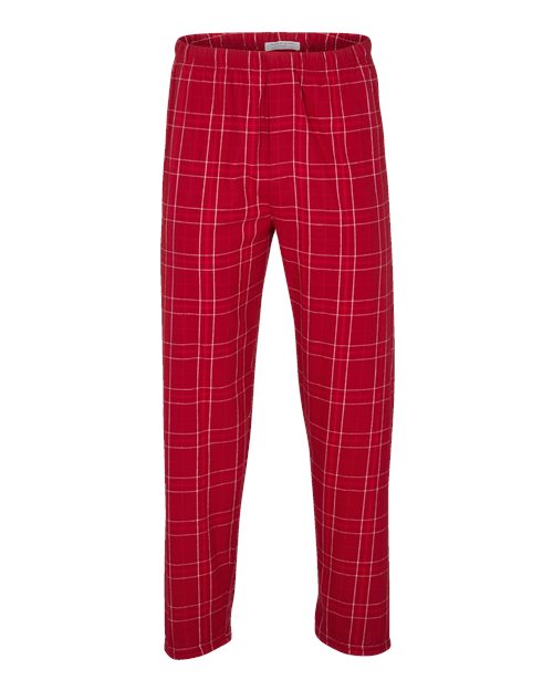 Boxercraft Men's Harley Flannel Pants (Part 1 of 5) - Crimson Field Day Plaid