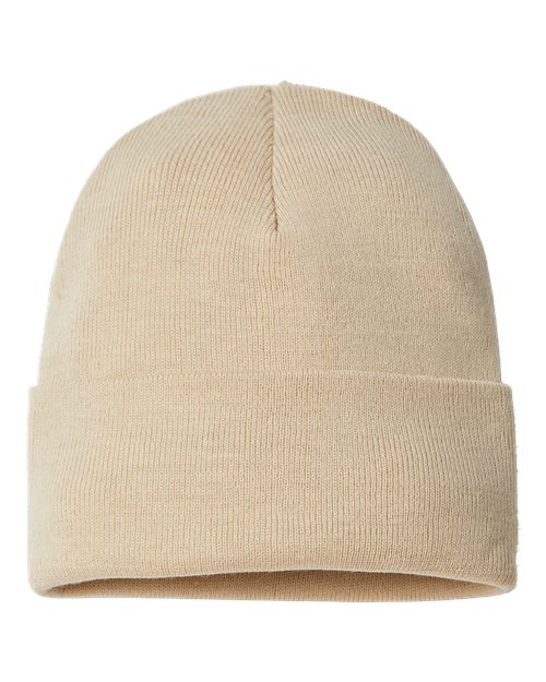 Atlantis Headwear Sustainable Beanie - Light Beige