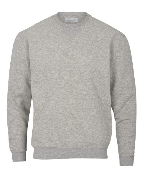 Boxercraft Men's Fleece Crewneck Sweatshirt (Part 2 of 2) - Oxford Heather