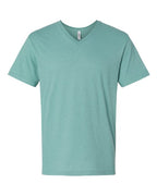 American Apparel Unisex CVC V-Neck Tee - Heather Arctic