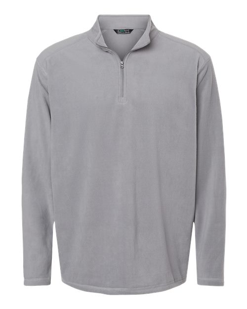 Augusta Sportswear Unisex Eco Revive™ Micro-Lite Fleece Quarter-Zip Pullover - Athletic Grey