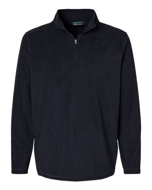 Augusta Sportswear Unisex Eco Revive™ Micro-Lite Fleece Quarter-Zip Pullover - Black