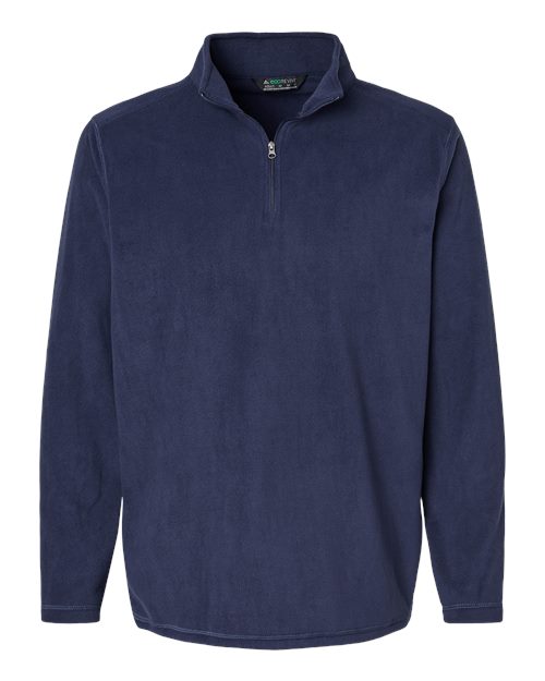 Augusta Sportswear Unisex Eco Revive™ Micro-Lite Fleece Quarter-Zip Pullover - Navy