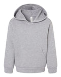 BELLA + CANVAS Toddler Sponge Fleece Pullover Hoodie Sweatshirt - Athletic Heather